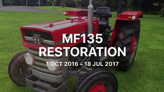 Massey Ferguson 135 Restoration [upl. by Adnoluy]