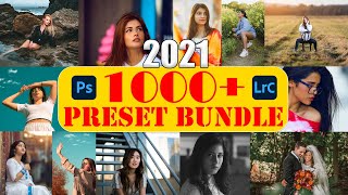 2021 PRESETS BUNDLE  ALL IN ONE  1000 PRESETS FOR PHOTOSHOP AND LIGHTROOM FREE [upl. by Beatty]