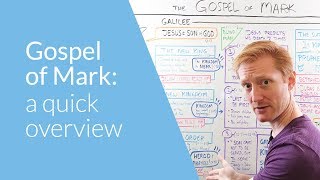 Gospel of Mark a Quick Overview  Whiteboard Bible Study [upl. by Eicats]