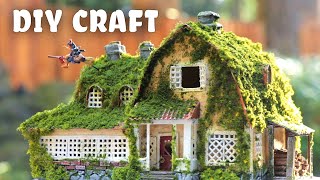 Miniature quotKikis Delivery Servicequot House diorama  Studio Ghibli Crafts [upl. by Anayt]