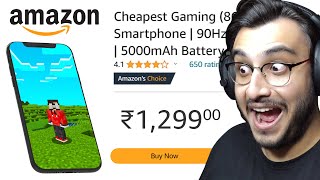 I BOUGHT THE CHEAPEST PHONE FROM AMAZON [upl. by Enert]