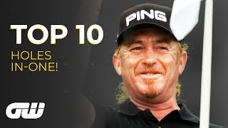 Top 10 HOLESINONE of All Time  Golfing World [upl. by Parette]