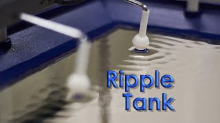 Ripple Tank showing superposition constructive and destructive interference [upl. by Castora272]