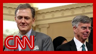 Trump impeachment hearings  Bill Taylor George Kent FULL CNN Live Stream [upl. by Idhem]