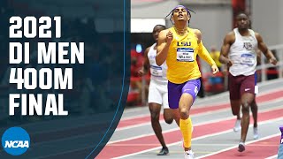 Mens 400M  2021 NCAA Indoor Track and Field Championship [upl. by Lemuelah169]