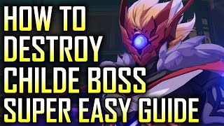 How to EASILY beat Childe Boss Guide amp Walkthrough  Genshin Impact [upl. by Mcclish]