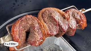 How to do Picanha on the Weber Rotisserie [upl. by Akcired]