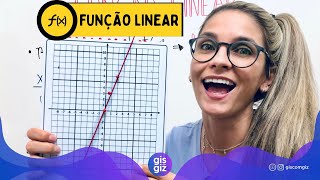 FUNÇÃO LINEAR \Prof Gis  AULA 10 [upl. by Keiko472]