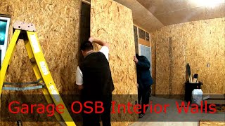 OSB Interior Garage Walls [upl. by Jacquenette]