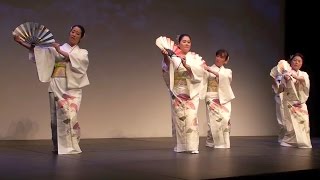 Japanese Folk Dance Odori at Haru Matsuri Toronto  春祭り 2014 日系文化会館 [upl. by Decrem559]