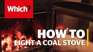 How to light a coal stove [upl. by Erastes836]