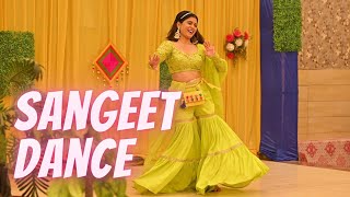 Sangeet Solo Dance Performance  Brides Sister Dance [upl. by Nwahsd]