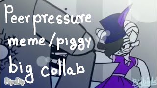 Peer pressure animation meme  Roblox piggy community  big collab [upl. by Mrots]