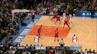 The Jeremy Lin Show Vs New Jersey Nets 2412 [upl. by Anaic]