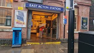 EAST ACTON Tube Station 2025 [upl. by Keeryt]