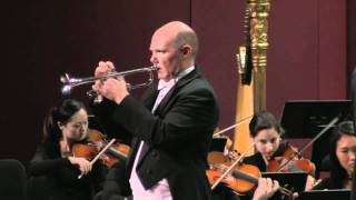 Trumpet Concerto in Eflat major  Johann Nepomuk Hummel  Robert Frear—trumpet [upl. by Nylazor]