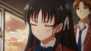 Horikita blushes because of Ayanokoji  Classroom of the Elite Season 2 Episode 7 [upl. by Etta786]