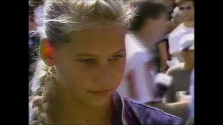 Anna Kournikova vs Steffi Graf US Open 1996 [upl. by Reppiks]