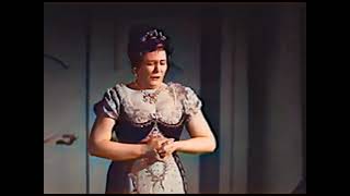 Renata Tebaldi  Vissi darte from TOSCA 1961 Restored in color [upl. by Adnamaa]