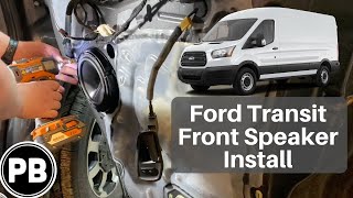 2013  2020 Ford Transit Front Door Speaker Install [upl. by Furie]