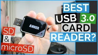 USB SD Card Reader  Anker USB 30 Card Reader 8in1 Review [upl. by Aicele]