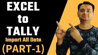 Excel to Tally PART1 How to Import Data from Excel to Tally ERP 9 Excel to Tally Import TDL [upl. by Allrud]