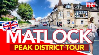 MATLOCK Derbyshire  Full walking tour of Matlock Town Centre in the Peak District England [upl. by Kyrstin]