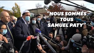 À Conflans les imams appellent les mosquées à prier pour Samuel Paty [upl. by Hardy]