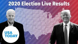 Election Night 2020 Coverage of Trump Biden and key races  USA TODAY [upl. by Elyac905]