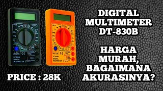 Review Digital Multimeter DT 830B [upl. by Emmye]