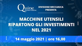 Macchine utensili ripartono gli investimenti [upl. by Turley610]