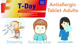 t day tablet uses in urdu  Antiallergic tablet for Adults [upl. by Solegna469]