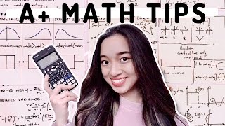 STUDY TIPS How to score A for Maths even with no talent  A Levels amp SPM [upl. by Anailli418]