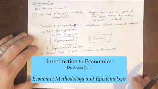 Introduction to Economics Economic Methodology and Epistemology [upl. by Rubbico331]