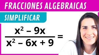 SIMPLIFICAR una FRACCIÓN ALGEBRAICA 🍕 Ejercicio 1 [upl. by Pincus]