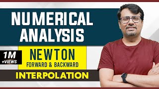 Interpolation Formula Newton Forward amp Backward  Example and Solution [upl. by Einahpetse132]