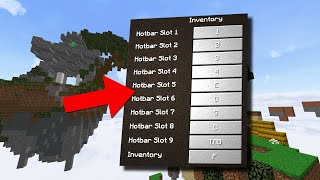 BEST KEYBINDS FOR MINECRAFT PVP Ranked Skywars [upl. by Jourdan]