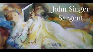 John Singer Sargent watercolor demonstration [upl. by Anivad]