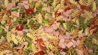 How to Make Pasta salad  Quick Appetizers  KitchenNotesFromNancy [upl. by Tierza57]