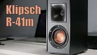 ReviewKlipsch R41m the Perfect Small Speaker [upl. by Gnauq]