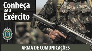 Qual a missão da Arma de Comunicações ConheçaSeuExército [upl. by Damiani]