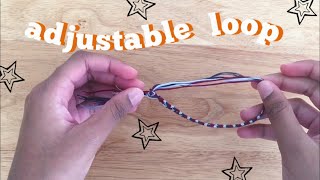 ADJUSTABLE BRACELET TUTORIAL [upl. by Sorips532]