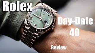 Rolex DayDate 40 Rose Gold Review [upl. by Noreen986]