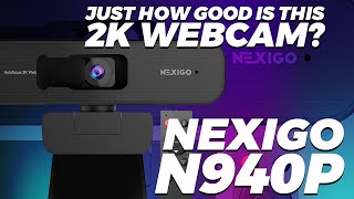 Nexigo N940P 2K Webcam Review Tech Review [upl. by Bravin958]