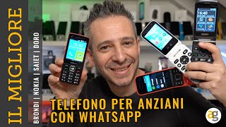 Il miglior TELEFONO PER ANZIANI con WHATSAPP [upl. by Gratiana912]