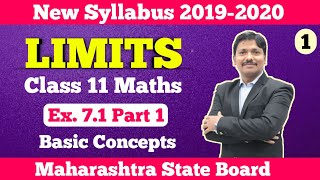 Limits Basic Concepts Part 1  Class 11 Maths  Maharashtra Board  Dinesh Sir [upl. by Coffey]