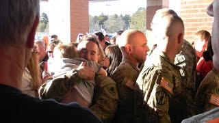 RETURNING SOLDIERS GET SURPRISE POLICE ESCORT  Jason Asselin [upl. by Abercromby]