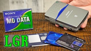 LGR Oddware  MiniDisc Data Storage Sony MDH10 [upl. by Anibla]