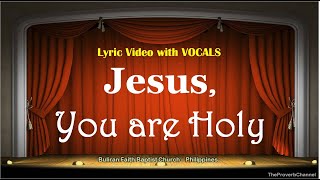 Jesus You are Holy  Video Lyrics with Vocals Christian  Gospel  Church Song [upl. by Malley]