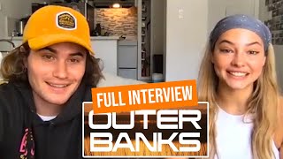 Outer Banks Stars Chase Stokes amp Madelyn Cline Full Interview [upl. by Nnaillij846]